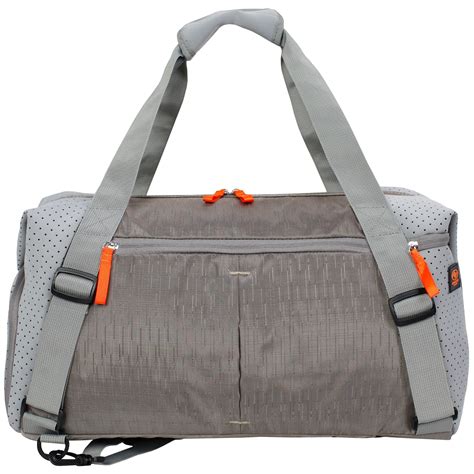 Athletic Works Unisex Fitness Duffel Gym Bag Grey