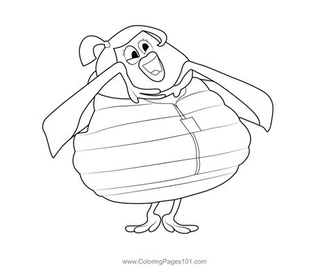 Barb Cloudy With A Chance Of Meatballs Coloring Page For Kids Free