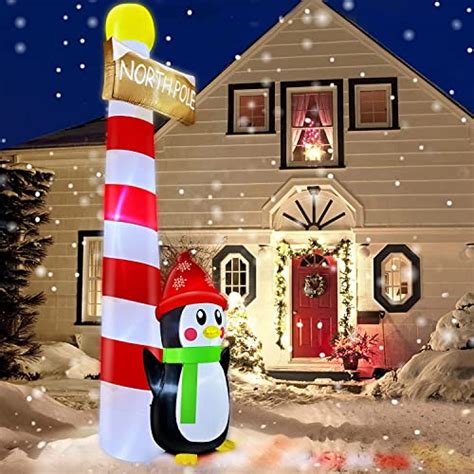 Turnmeon Feet Giant Christmas Inflatable Decoration Outdoor Blow Up