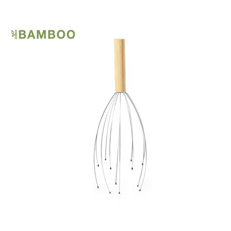 Branded Bamboo Scalp Massager Limelight Publicity