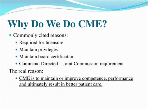 Ppt Planning A Cme Activity Understanding The Requirements