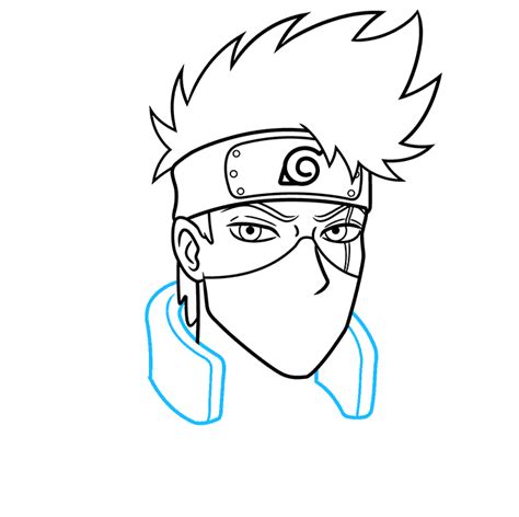 Kakashi Face Drawing