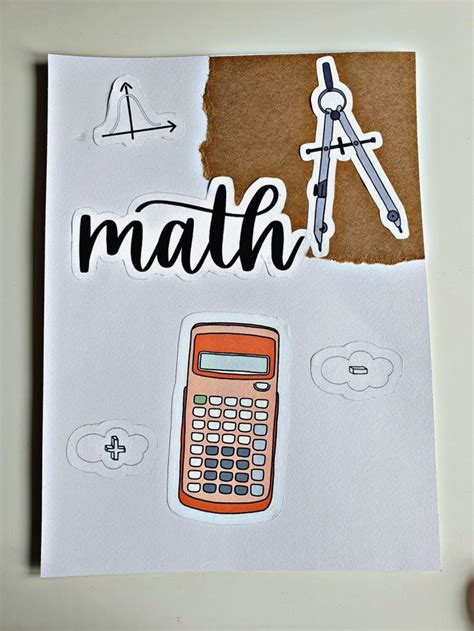 Mathe Deckblatt ☺︎︎ Math Notebook Cover Project Cover Page School