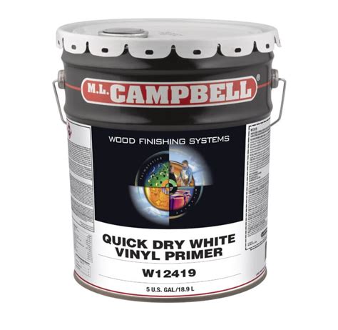 Quick Dry White Vinyl Primer - M.L. Campbell