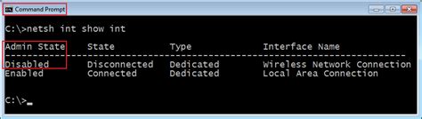 Networking Use Commandline To Show Disabled Network Interfaces In