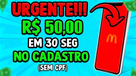 GANHE R 50 NO CADASTRO sem CPF SÓ CADASTRAR APP PAGANDO POR