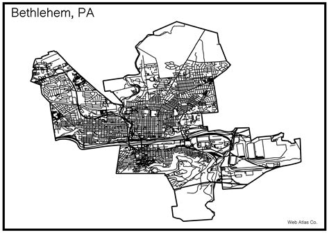 Bethlehem, PA : MapPorn
