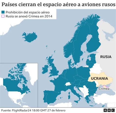 Rusia Invade Ucrania La Ue Cierra Su Espacio Aéreo A Los Aviones Rusos Bbc News Mundo