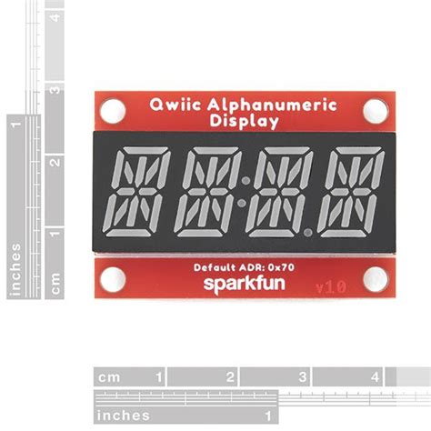 Display Alfanumerico Sparkfun Qwiic Rosso Opencircuit