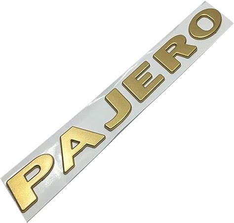 Buy Car Logo Sticker Compatible For Mitsubishi Pajero Letters Emblem