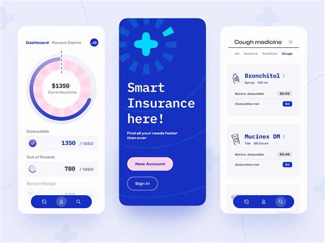 Health Insurance App UX Design Concept Ramotion Agency