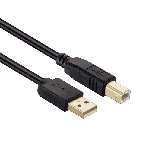 Usb2 0 Printer Cable 1 8m Gold Plated Computer Scanner Cord Type A Male To B Male For Brother Hp