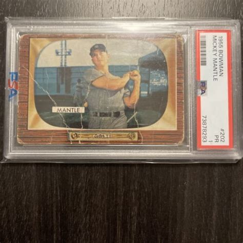 Bowman Mickey Mantle New York Yankees Psa Ebay