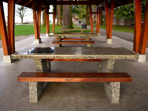 Columbia Picnic Table - Precast Concrete - Sanderson Concrete