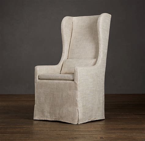 Slipcovered Wingback Set Of Chairs Dining Restoration Hardware