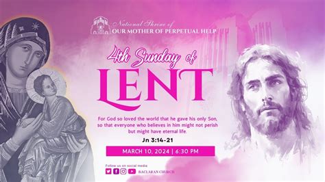 Baclaran Church Fourth Sunday Of Lent Laetare Sunday Youtube