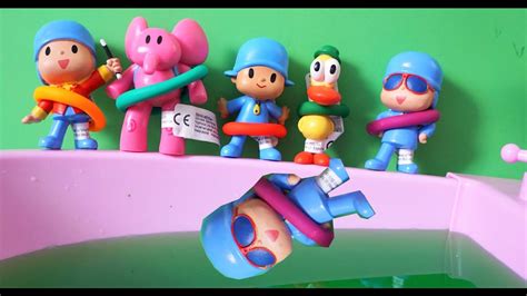 5 Pocoyo And Friend Swimming On The Water Bed Top Jumping On The Bed