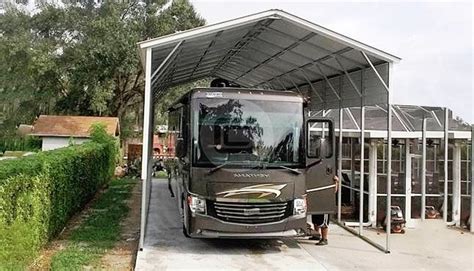 Metal Rv Carports Rv Cover Kits Custom Rv Shelters For Sale