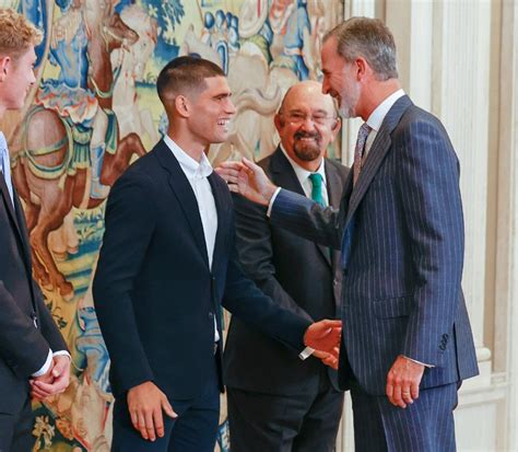 El Rey felicita a Carlos Alcaraz Martín Landaluce y Martín de la