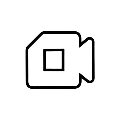 google meet black  white app icon design sort app ikon p