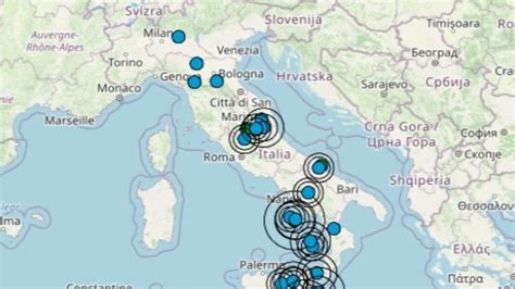 Terremoto Oggi In Italia Novembre Le Ultime Scosse Registrate