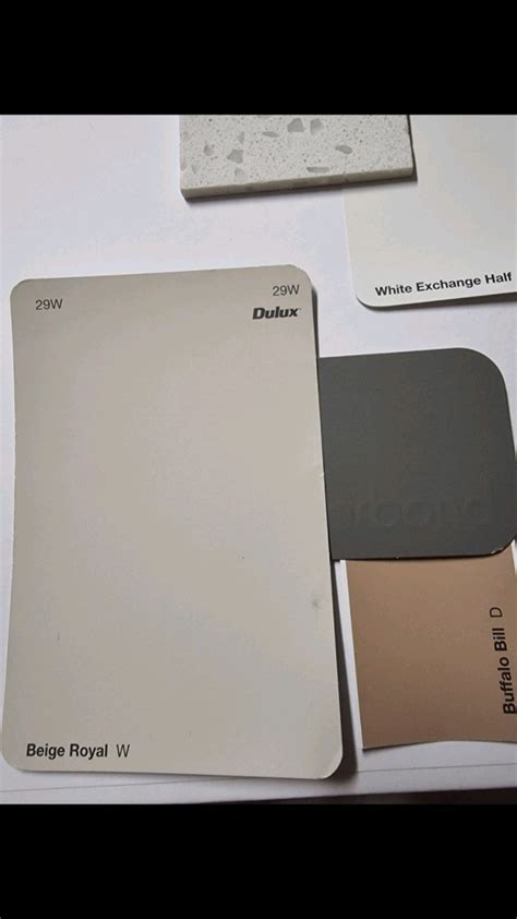 Colorbond Dulux Wallaby roof and guttering. Dulux Beige Royal external walls, Dulux Buffalo Bill ...