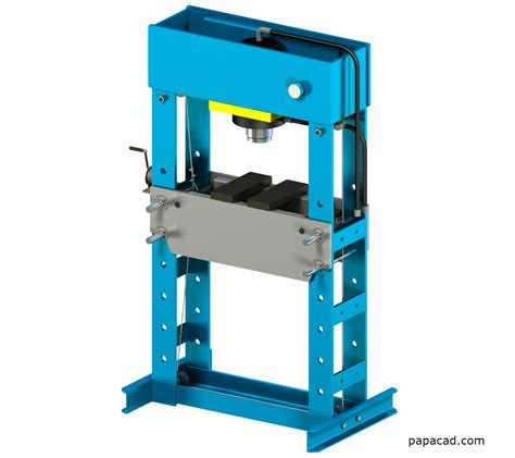 Project Of Workshop Hydraulic Press 100t 2d Working Drawings