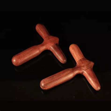 Wooden Massage Stick Reflexology Traditional Thai Tool Hand Head Foot