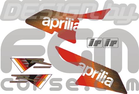 Kit Adesivi Replica Fiancate Aprilia Rsv P