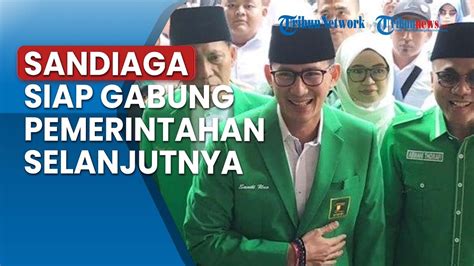 Meski Dukung Ganjar Mahfud Sandiaga Uno Siap Jika Diajak Gabung Ke