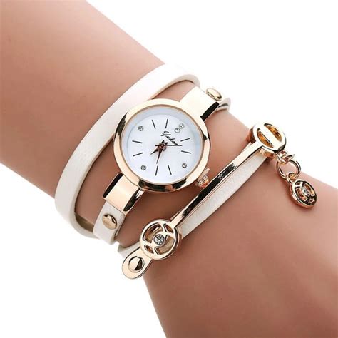 Relogio Feminino Pulseira De Couro MercadoLivre