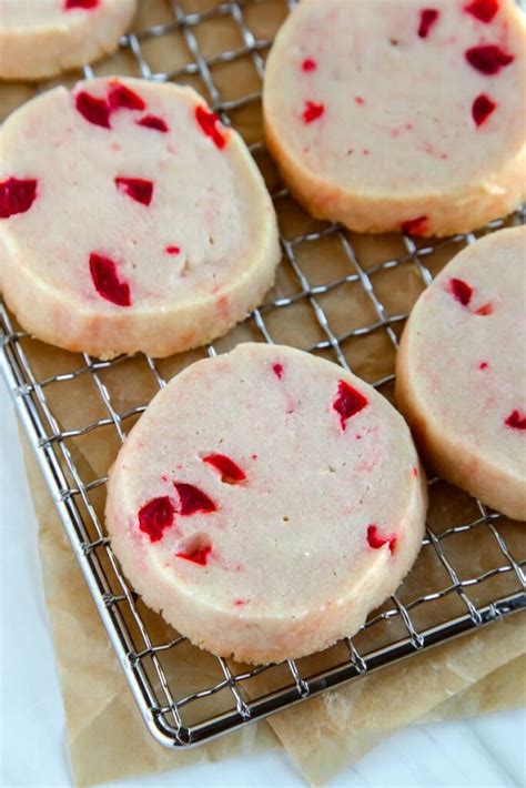 Cherry Almond Shortbread Cookies Cake Me Home Tonight