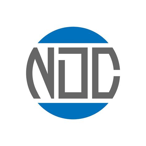 NDC letter logo design on white background. NDC creative initials ...