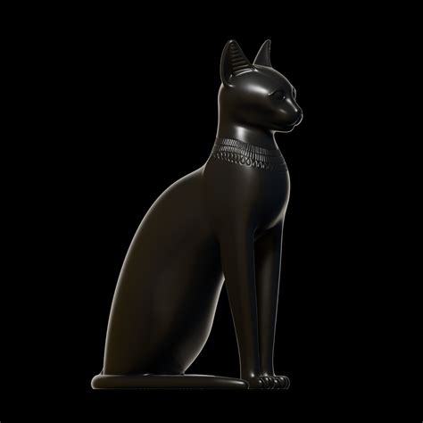 Egyptian Cat Bastet Goddess D Model D Printable Cgtrader