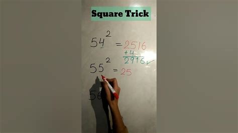 Square Shortcut Trick Mathematics Super Tricks Solution4u Youtube