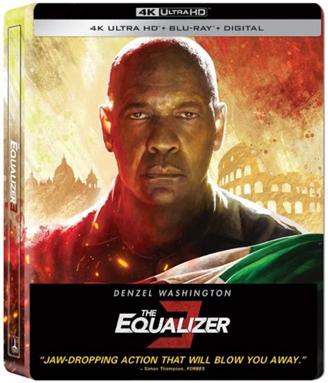 Equalizer 3 [includes Digital Copy] [steelbook] [4k Ultra Hd Blu Ray Blu Ray] [only Best Buy