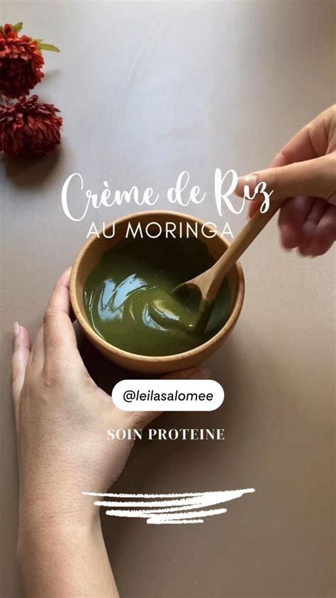 Masque Cheveux Protéiné à la Crème de Riz au Moringa Traitements de