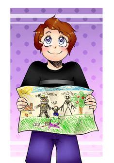 Michael Afton Crying Child Fnaf Fanart - canvas-cheese