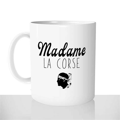 Mug Thermoréactif Madame La Corse Tasse Photo Mug Magique fr