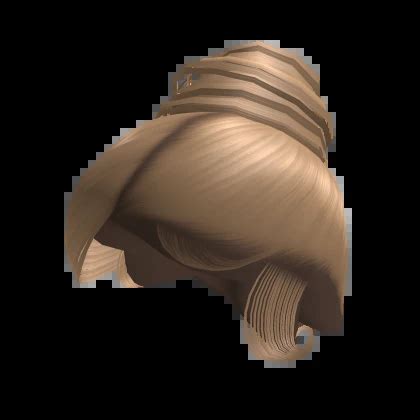 Sleek High Bun W Side Swoop Bangs Blonde Roblox Item Rolimon S