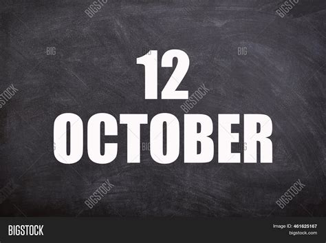 12 October Text Image And Photo Free Trial Bigstock