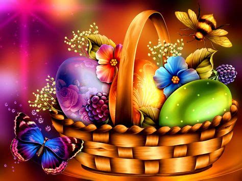 Easter Egg Floral Wallpaper HD - Bing images | Easter wallpaper, Easter ...
