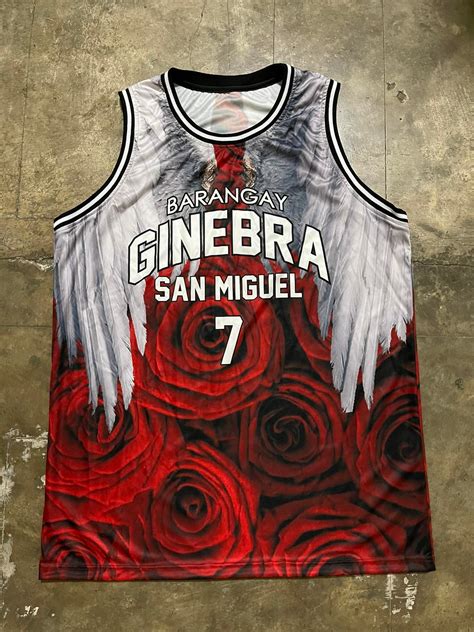 BARANGAY GINEBRA SAN MIGUEL SCOTTIE THOMPSON 6 JERSEY EMPHIRE