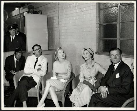 Laurence Olivier And Vivien Leigh And Marilyn Monroe