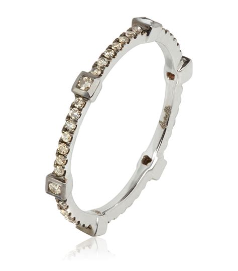 Annoushka Pavilion 18ct White Gold Diamond Eternity Ring In Silver