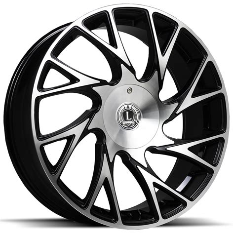 Luxxx Alloys Wheels Lux Gloss Black Machined Rims Lux