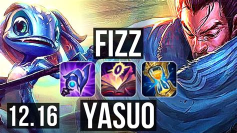 Fizz Vs Yasuo Mid Rank 2 Fizz Legendary 16 2 7 1 1m Mastery Tr