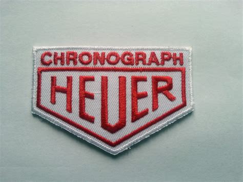 Heuer Sew Iron On Patch Motorsports Motor Racing Badge Oils Fuels Ebay