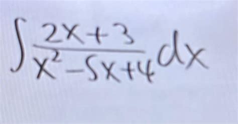 Solved ∫x2−5x42x3dx