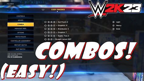 WWE 2K23 How To Perform Combos SUPER EASY How To Do Combo Moves